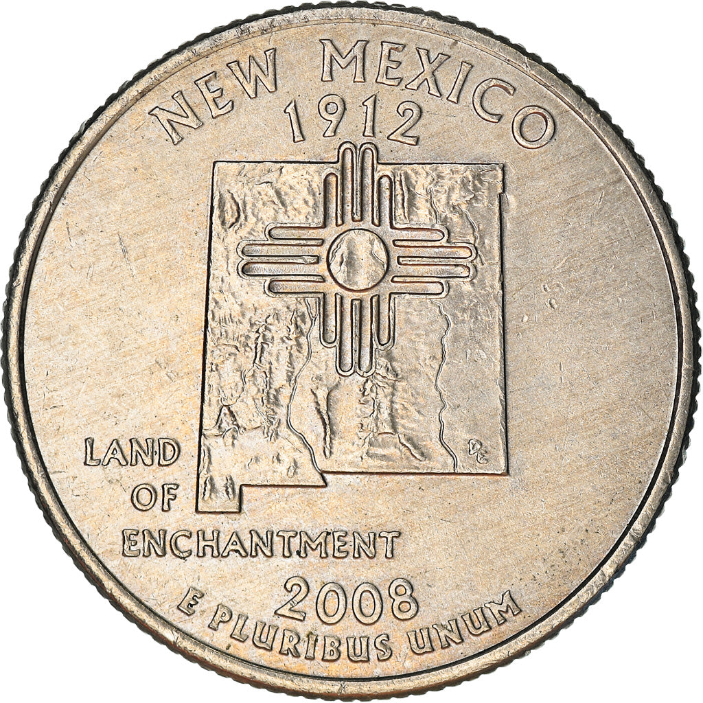 Coin, United States, Quarter, 2008, U.S. Mint, Philadelphia, EF(40-45)