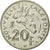 Münze, Neukaledonien, 20 Francs, 1991, Paris, SS+, Nickel, KM:12, Lecompte:114