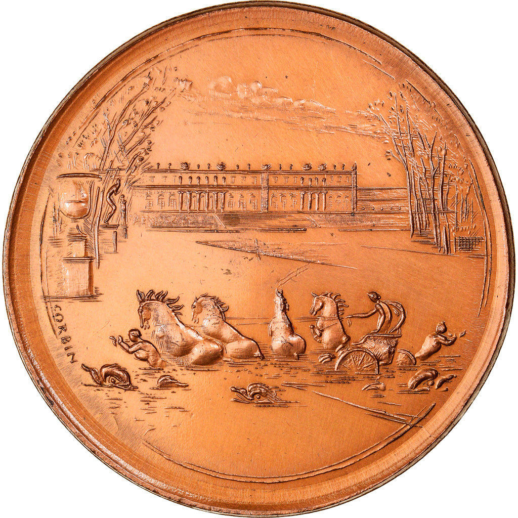 France, Médaille, Savings Bank, Art Vivant, Fondation BICROP, 1970, Corbin