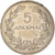 Moneta, Grecia, 5 Drachmai, 1930, BB, Nichel, KM:71.2