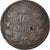 Moneta, Grecia, George I, 10 Lepta, 1882, MB+, Rame, KM:55