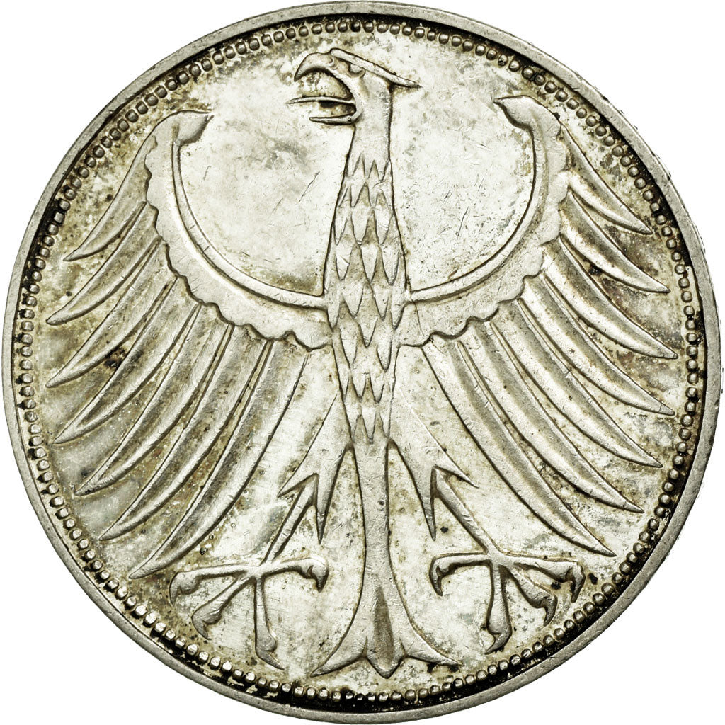 Monnaie, République fédérale allemande, 5 Mark, 1970, Karlsruhe, TTB+