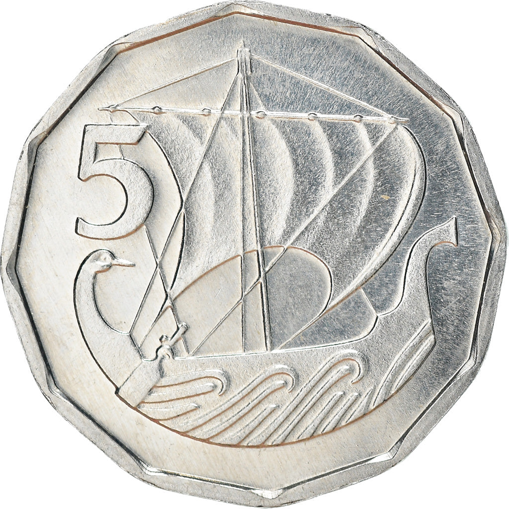 Moneta, Cipro, 5 Mils, 1982, BB, Alluminio, KM:50.2