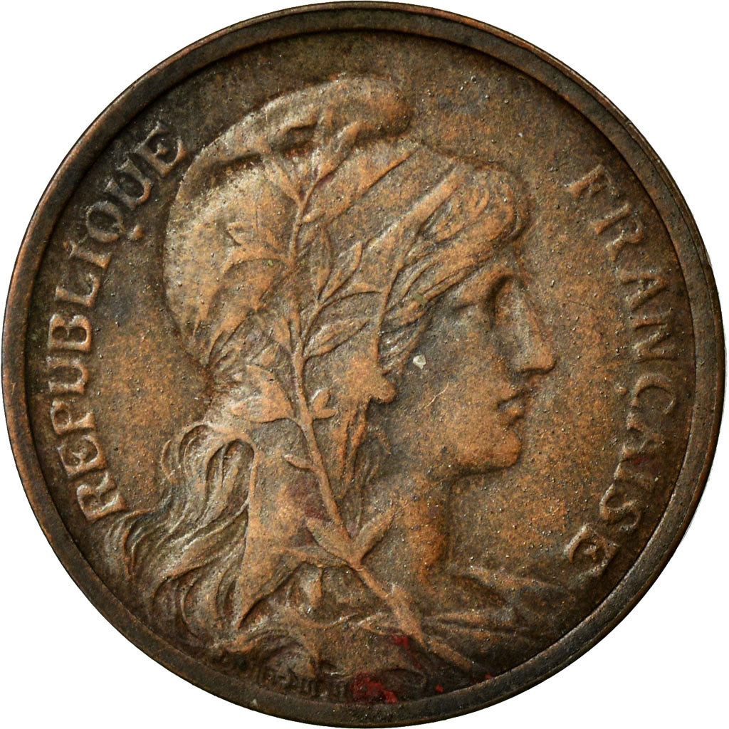 Moneta, Francia, Dupuis, Centime, 1919, BB+, Bronzo, KM:840, Gadoury:90