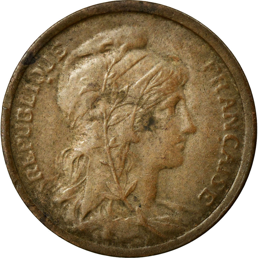 Coin, France, Dupuis, Centime, 1919, EF(40-45), Bronze, KM:840, Gadoury:90