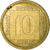 Moneda, Yugoslavia, 10 Dinara, 1988, MBC, Latón, KM:131