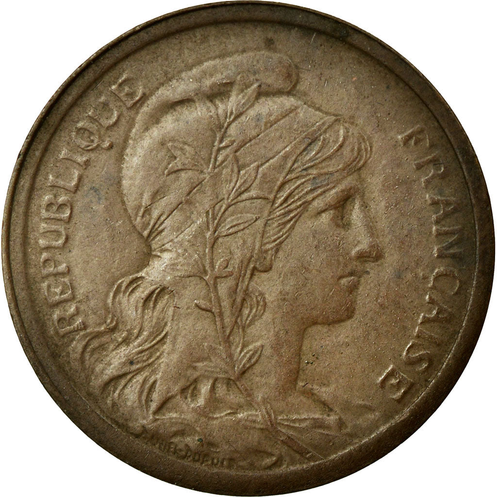 Coin, France, Dupuis, 2 Centimes, 1911, EF(40-45), Bronze, KM:841, Gadoury:107