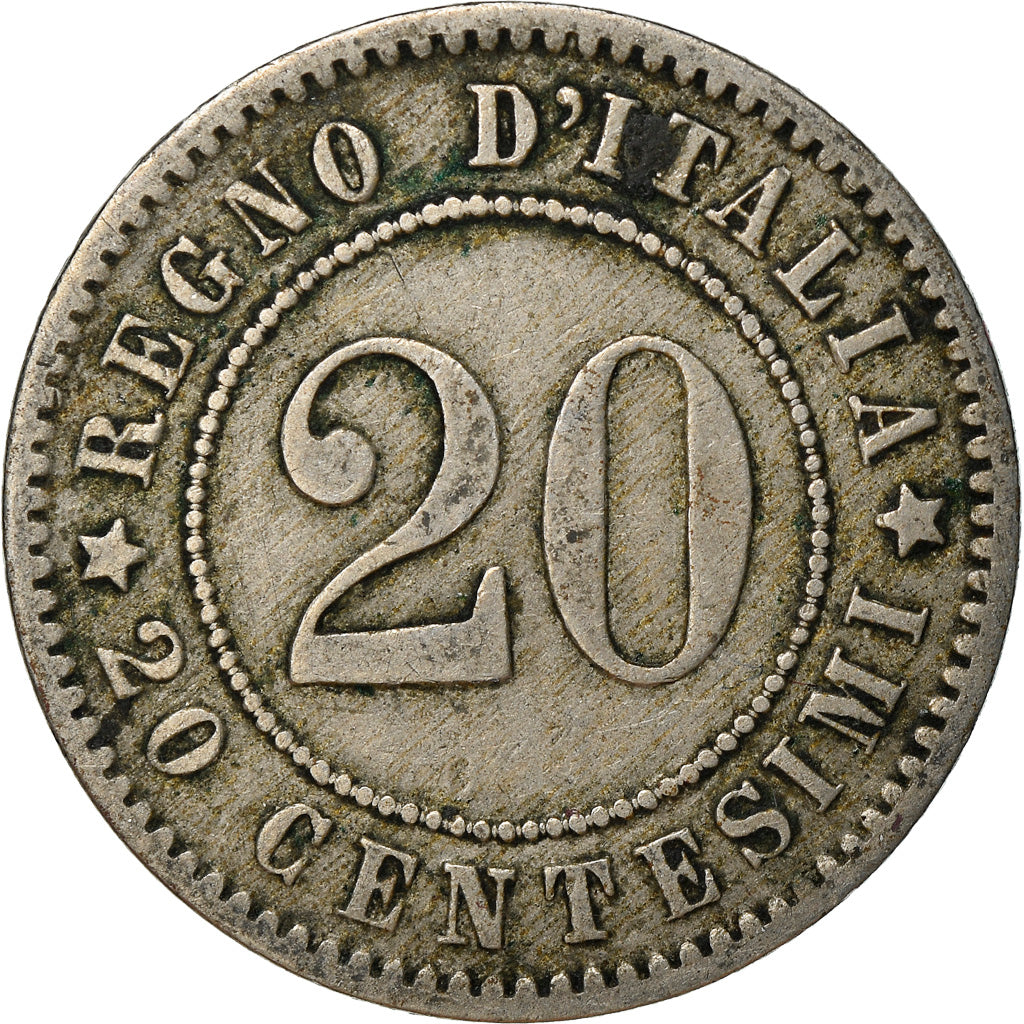 Münze, Italien, Umberto I, 20 Centesimi, 1894, Berlin, S+, Copper-nickel