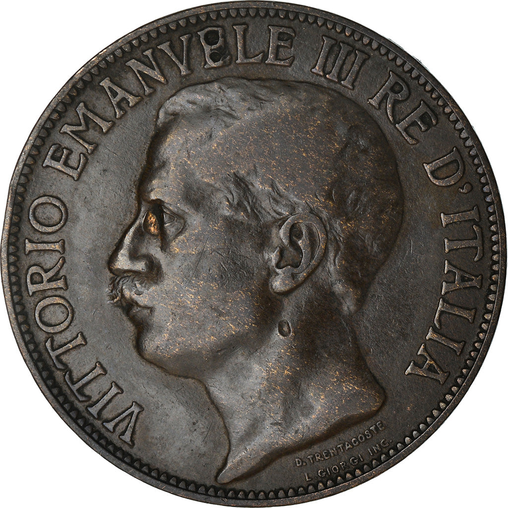 Monnaie, Italie, Vittorio Emanuele III, 10 Centesimi, 1911, Rome, TTB, Bronze