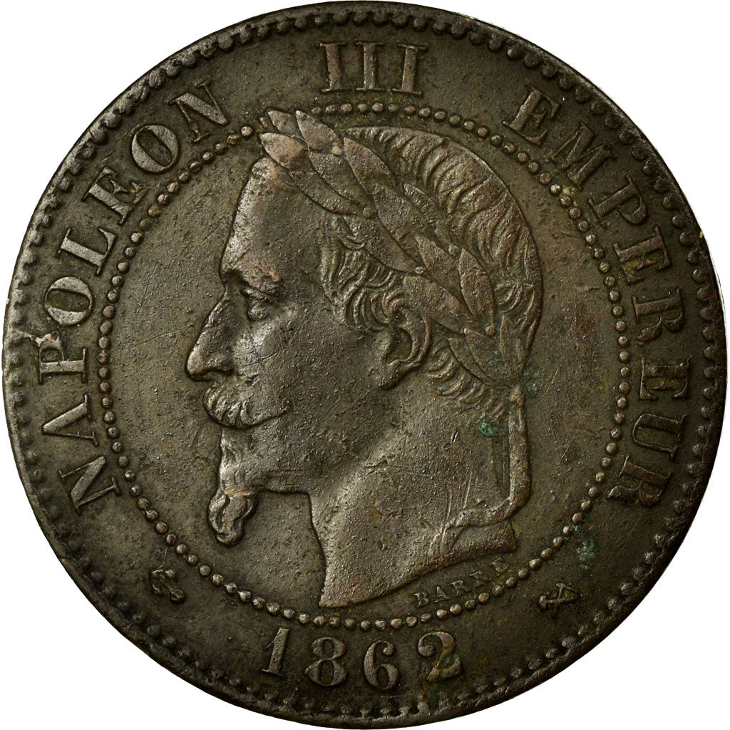 Coin, France, Napoleon III, Napoléon III, 2 Centimes, 1862, Bordeaux