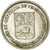 Coin, Venezuela, 25 Centimos, 1954, EF(40-45), Silver, KM:35