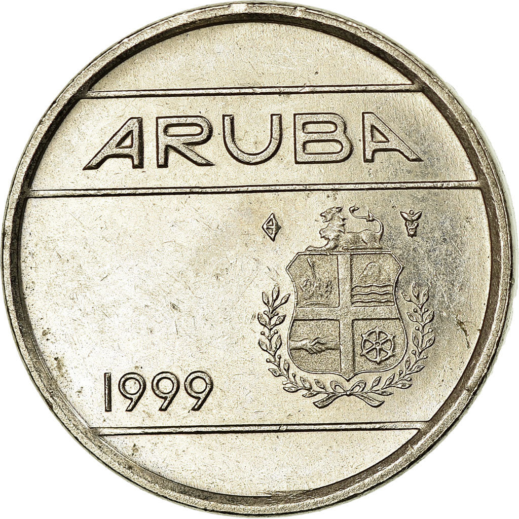 Moneta, Aruba, Beatrix, 5 Cents, 1999, Utrecht, BB, Acciaio lega nichel, KM:1