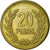 Coin, Colombia, 20 Pesos, 1992, EF(40-45), Aluminum-Bronze, KM:282.1