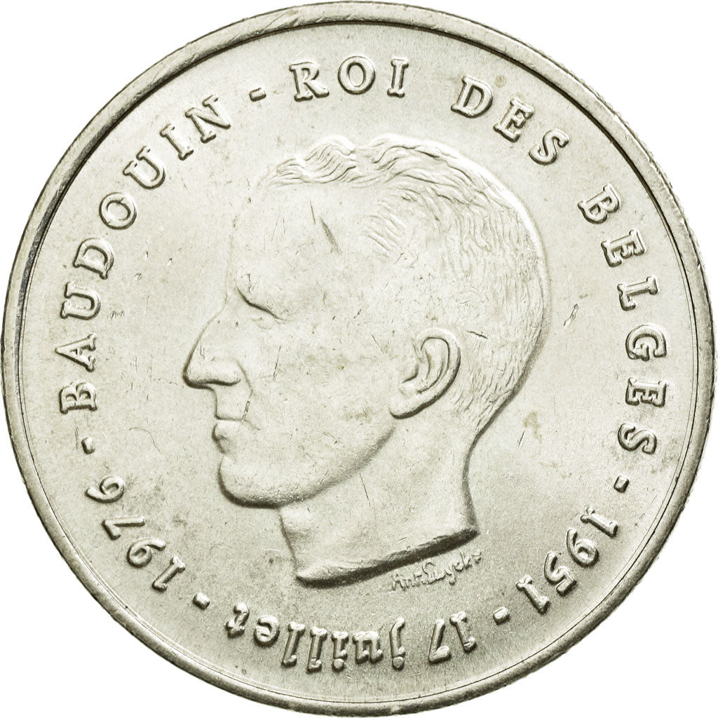 Coin, Belgium, 250 Francs, 250 Frank, 1976, AU(55-58), Silver, KM:157.1
