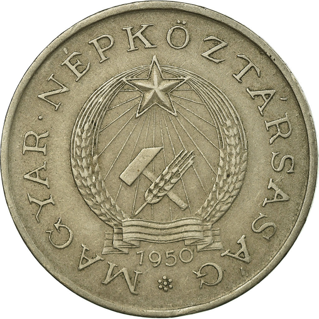 Munten, Hongarije, 2 Forint, 1950, Budapest, ZF, Copper-nickel, KM:548
