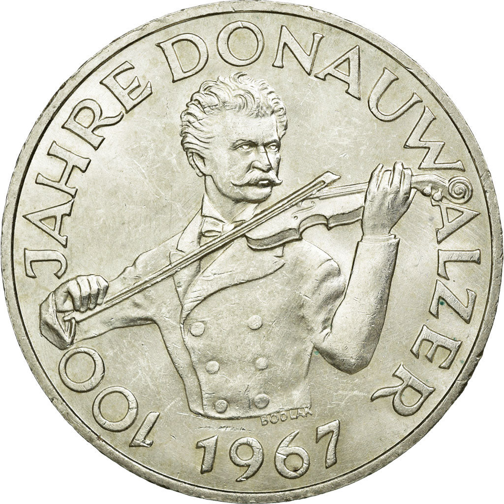 Coin, Austria, 50 Schilling, 1967, MS(60-62), Silver, KM:2902
