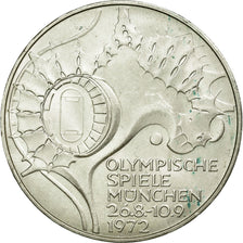 Coin, GERMANY - FEDERAL REPUBLIC, 10 Mark, 1972, Munich, AU(55-58), Silver