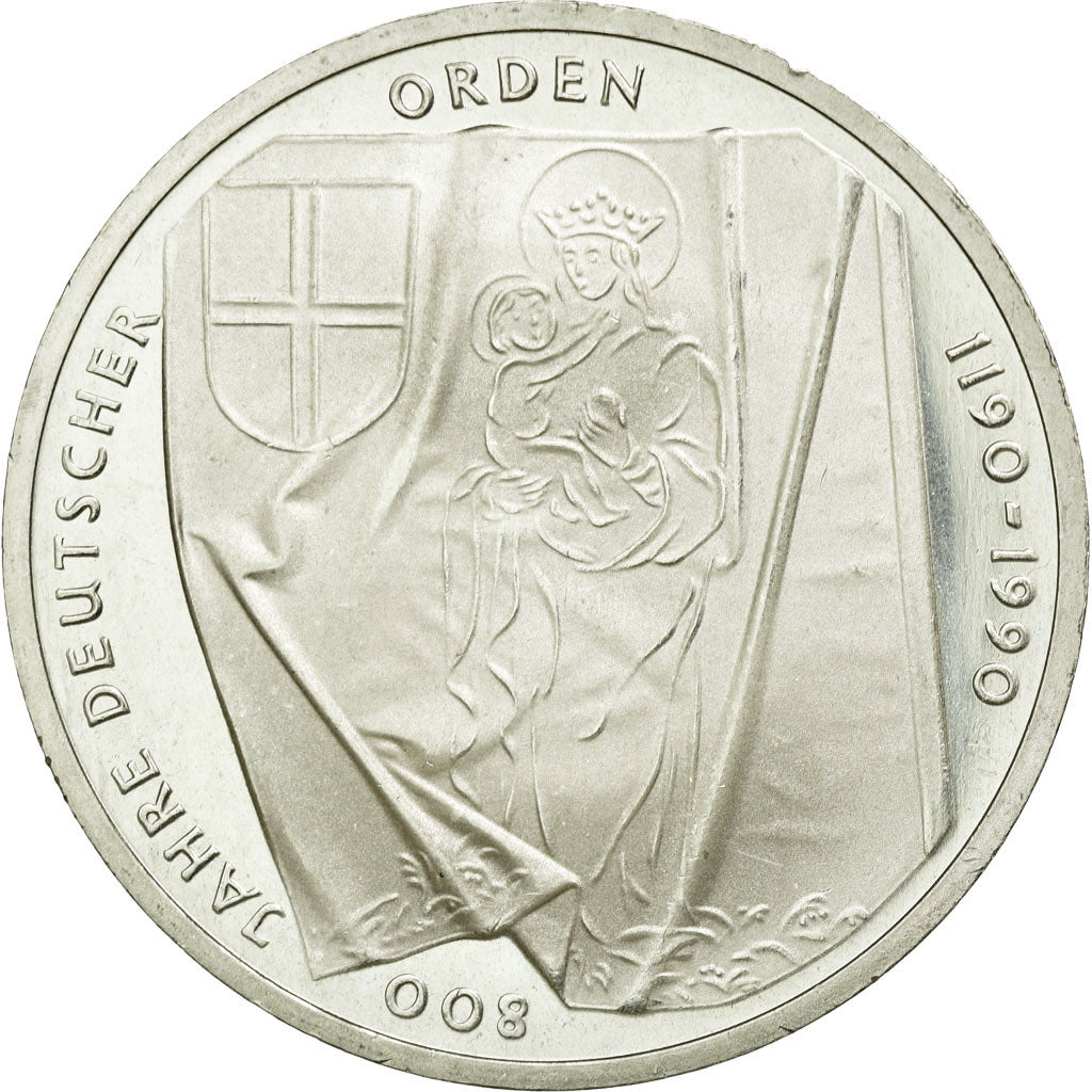 Münze, Bundesrepublik Deutschland, 10 Mark, 1990, Hamburg, Germany, UNZ