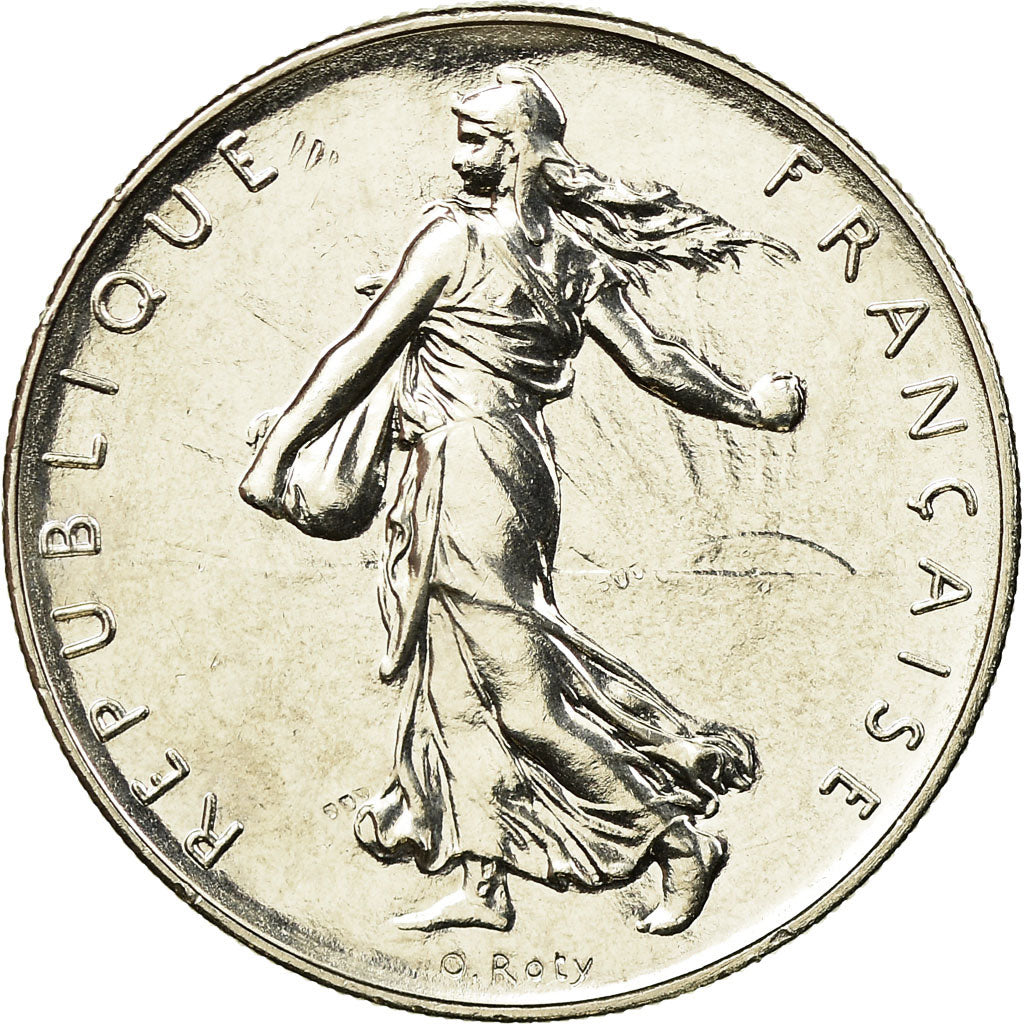 Munten, Frankrijk, Semeuse, Franc, 2001, Paris, FDC, Nickel, KM:925.2