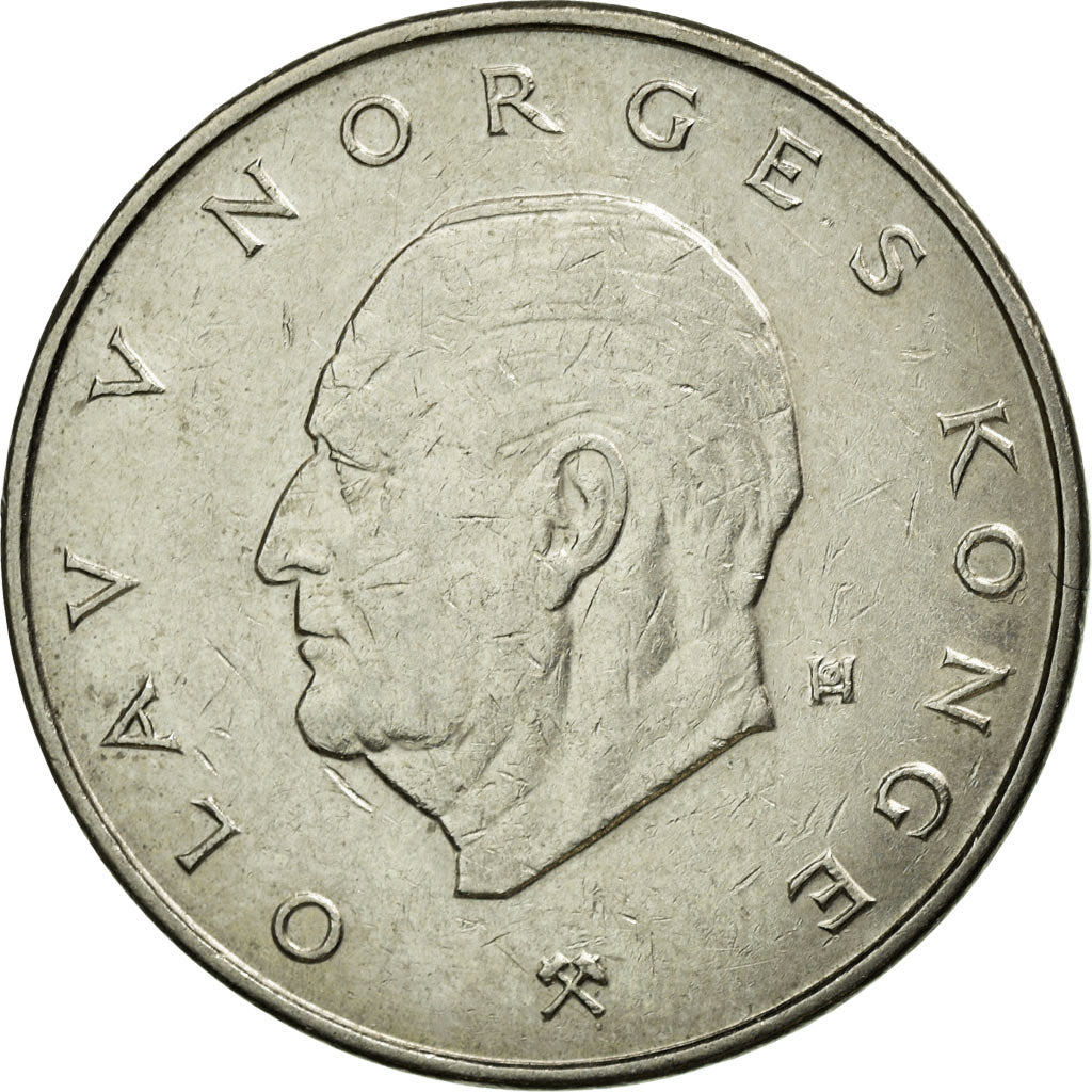 Münze, Norwegen, Olav V, 5 Kroner, 1979, SS+, Copper-nickel, KM:420