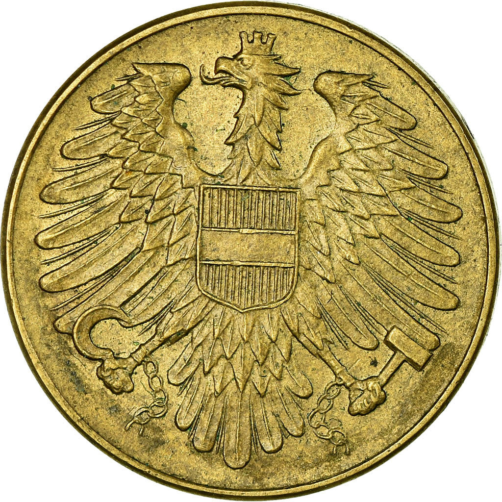 Coin, Austria, 20 Groschen, 1951, EF(40-45), Aluminum-Bronze, KM:2877