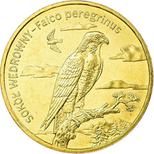 Coin, Poland, 2 Zlote, 2008, Warsaw, AU(55-58), Brass, KM:627