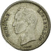 Coin, Venezuela, 25 Centimos, 1954, EF(40-45), Silver, KM:35