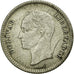 Coin, Venezuela, 25 Centimos, 1954, AU(50-53), Silver, KM:35