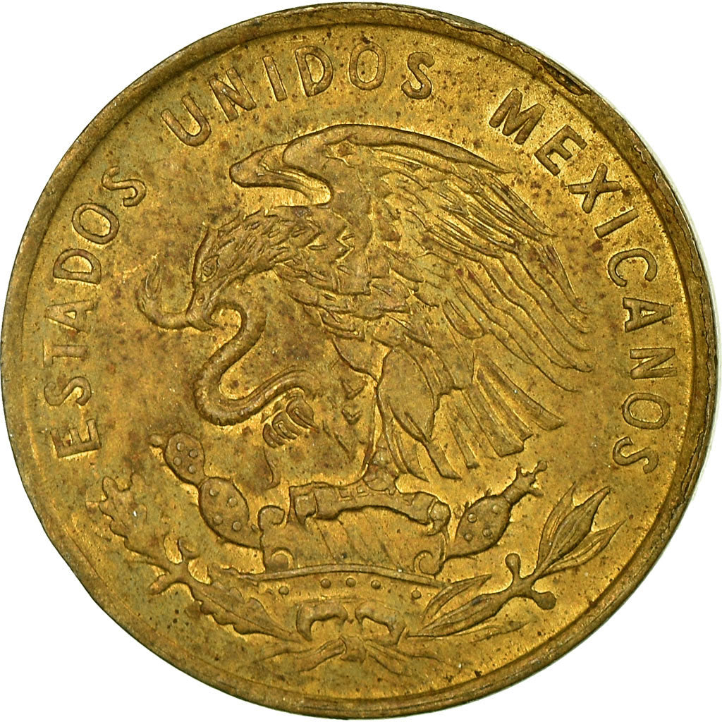 Moneta, Mexico, Centavo, 1964, Mexico City, EF(40-45), Mosiądz, KM:417