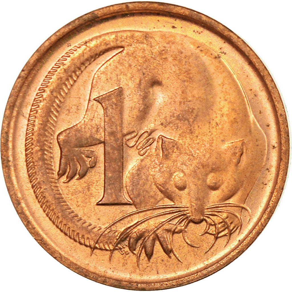 Moeda, Austrália, Elizabeth II, Cent, 1966, EF(40-45), Bronze, KM:62