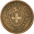 Coin, Switzerland, Rappen, 1938, Bern, EF(40-45), Bronze, KM:3.2