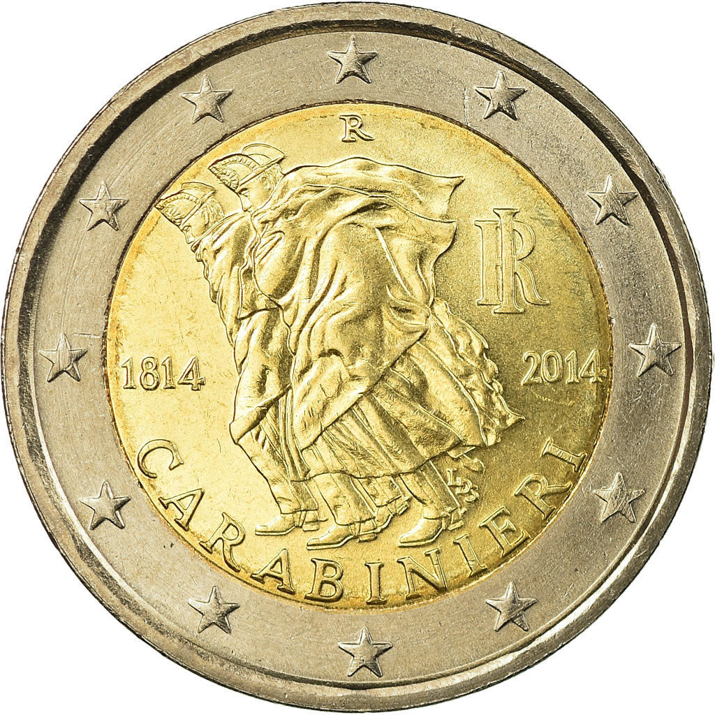 Italy, 2 Euro, Carabinieri, 2014, MS(63), Bi-Metallic