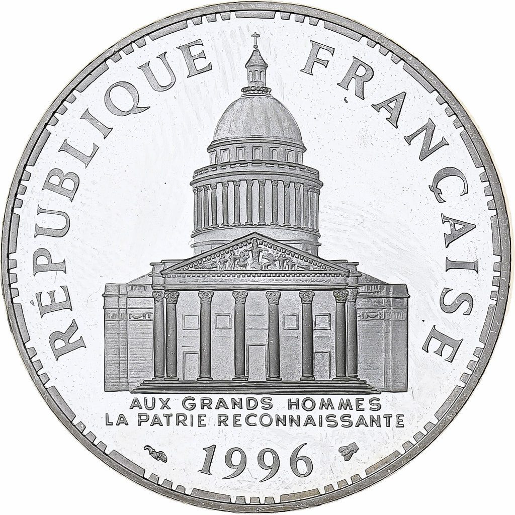 France, 100 Francs, Panthéon, 1996, Paris, Proof, Silver, MS(64), Gadoury:898a