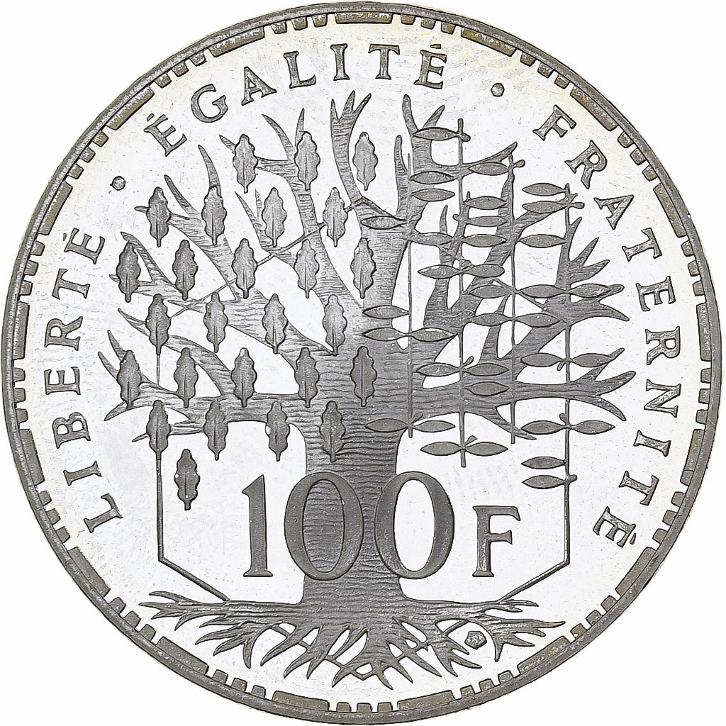 France, 100 Francs, Panthéon, 1996, Paris, Proof, Silver, MS(64), Gadoury:898a
