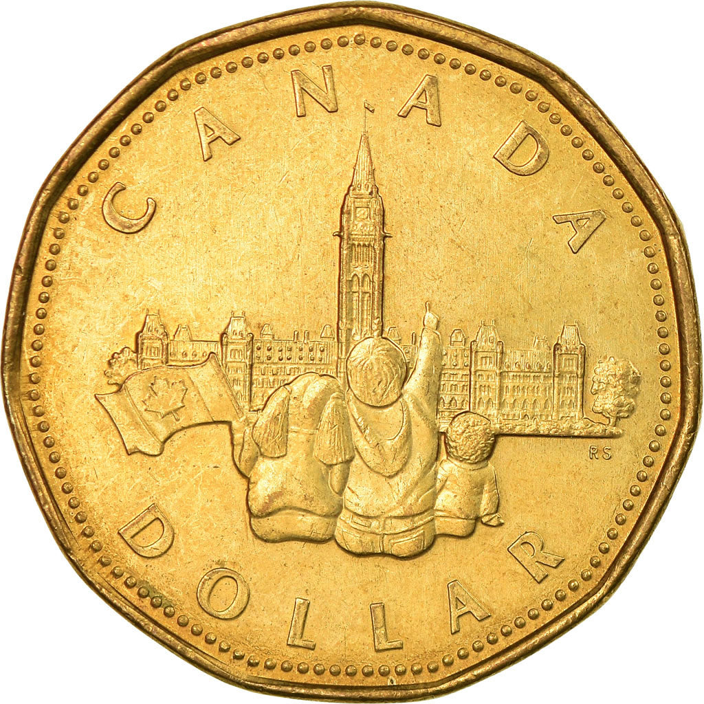 Coin, Canada, Elizabeth II, Dollar, 1992, Royal Canadian Mint, Ottawa