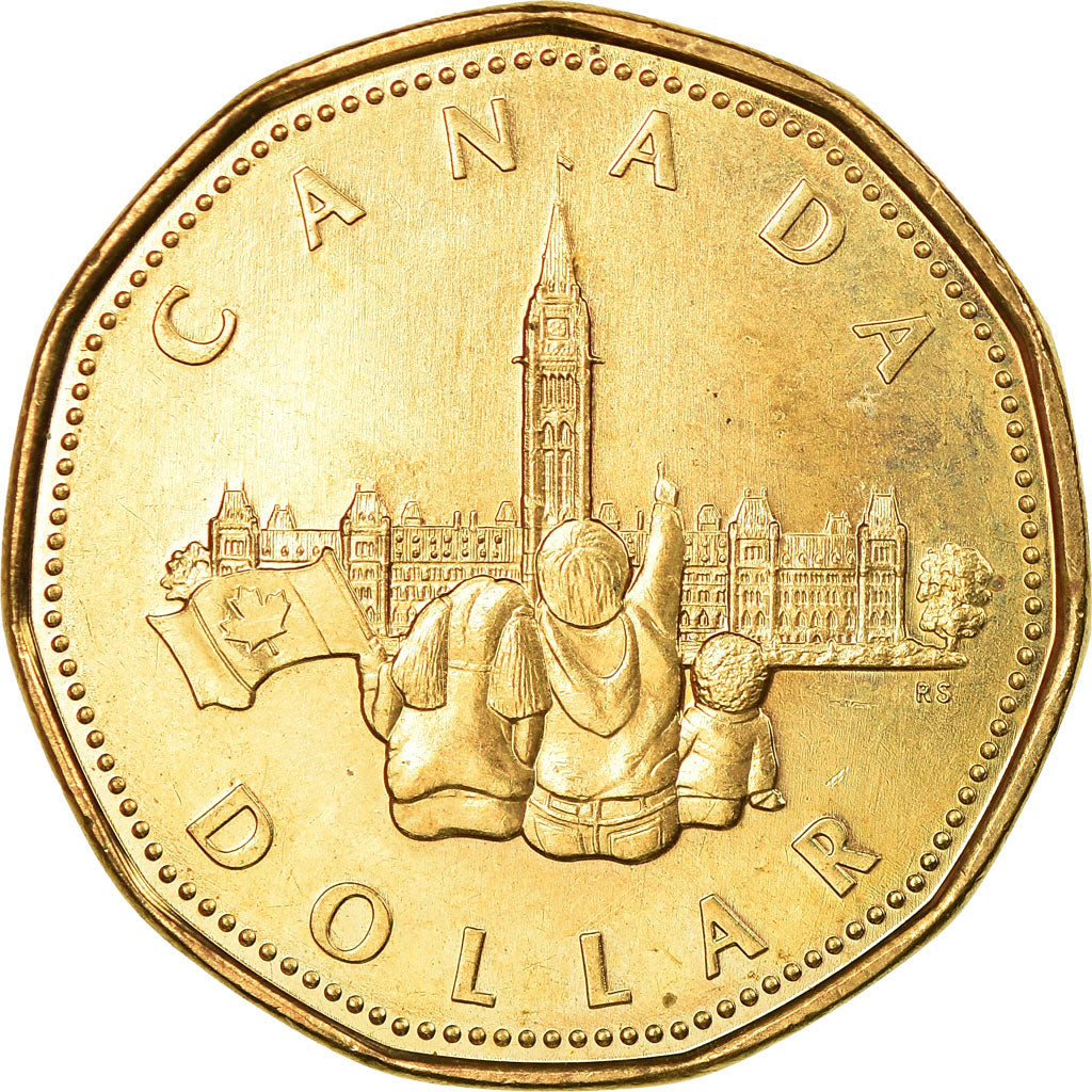 Coin, Canada, Elizabeth II, Dollar, 1992, Royal Canadian Mint, Ottawa