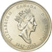 Moeda, Canadá, Elizabeth II, Newfounland, 25 Cents, 1992, Royal Canadian Mint