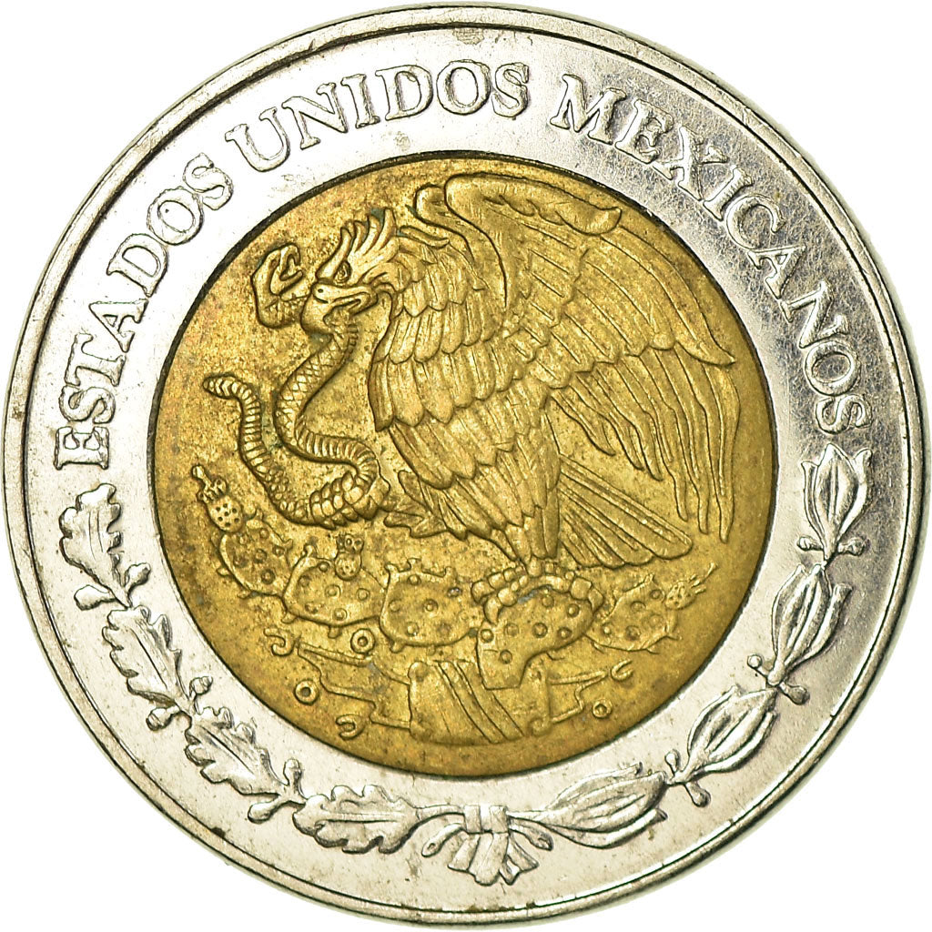 Moneta, Messico, 2 Pesos, 2004, Mexico City, BB, Bi-metallico, KM:604