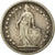Coin, Switzerland, Franc, 1921, Bern, EF(40-45), Silver, KM:24