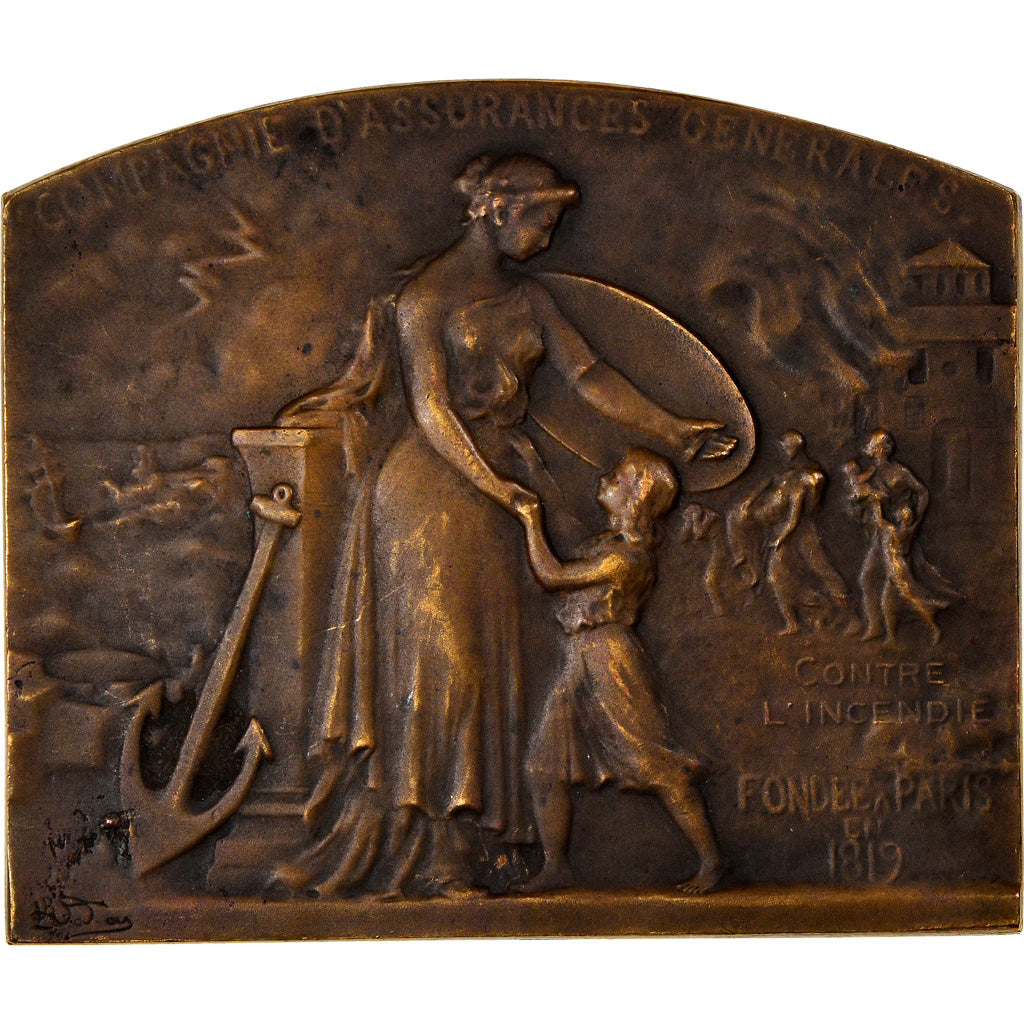 France, Médaille, Insurance, Centenaire de la Compagnie d'Assurances