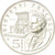 San Marino, 5 Euro, Giovanni Pascoli, 2012, MS(63), Silver, KM:520
