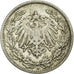 Coin, GERMANY - EMPIRE, 1/2 Mark, 1906, Munich, VF(30-35), Silver, KM:17