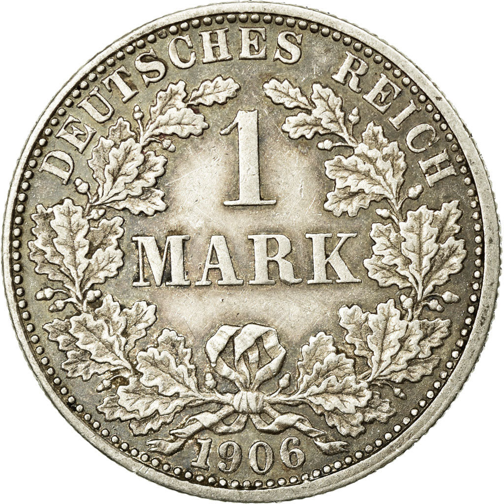 Moneta, GERMANIA - IMPERO, Wilhelm II, Mark, 1906, Stuttgart, BB, Argento, KM:14