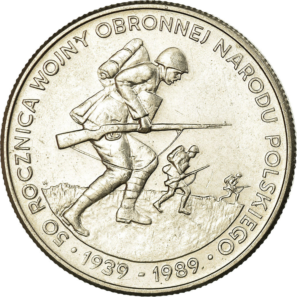 Moneda, Polonia, 500 Zlotych, 1989, Warsaw, EBC, Cobre - níquel, KM:185
