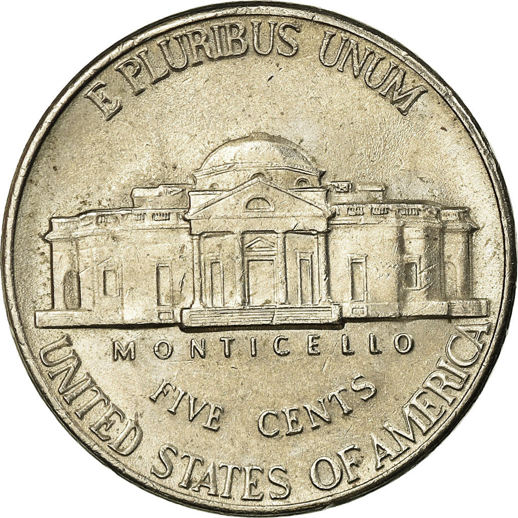 Moneta, USA, Jefferson Nickel, 5 Cents, 2001, U.S. Mint, Philadelphia