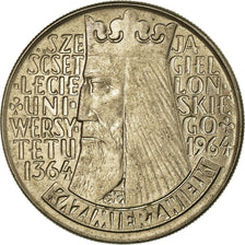 Münze, Polen, 10 Zlotych, 1964, SS, Copper-nickel, KM:52.1