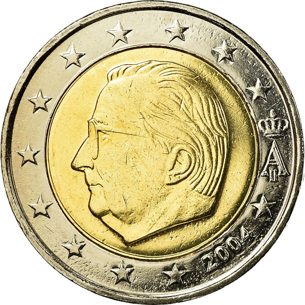 Belgium, 2 Euro, 2004, MS(65-70), Bi-Metallic, KM:231
