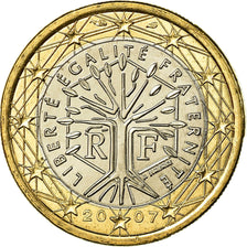 France, Euro, 2007, MS(65-70), Bi-Metallic, KM:1413