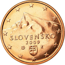 Slowakei, 5 Euro Cent, 2009, STGL, Copper Plated Steel, KM:97
