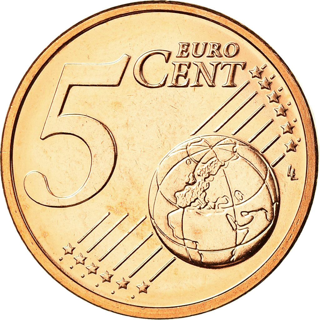 Słowacja, 5 Euro Cent, 2009, Kremnica, MS(65-70), Miedź platerowana stalą